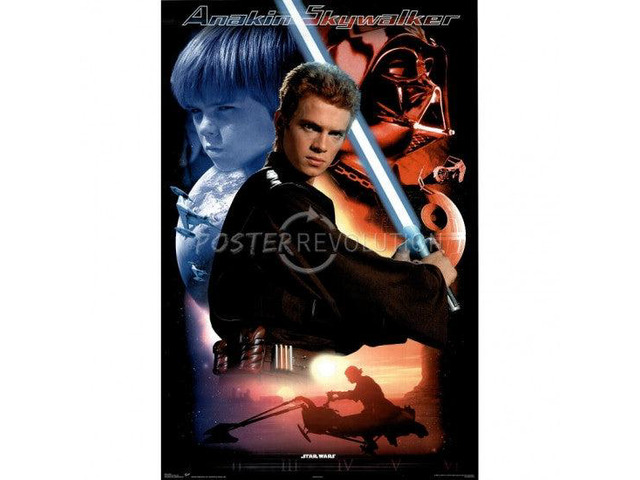 Star Wars Anakin Skywalker Poster Print By (24 X 36)