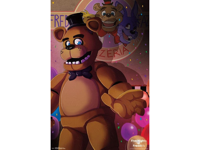 Five Nights At Freddy's - Pizzeria Art Poster Print (22 x 34)