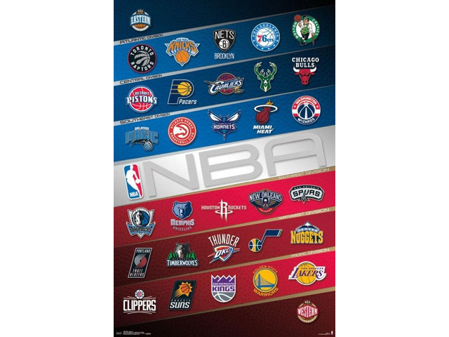 NBA - Logos 16 Poster Print By (22 x 34)