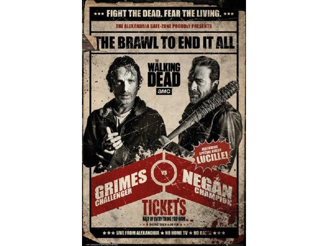 Walking Dead - Grimes Vs Negan Poster Print (22 x 34)