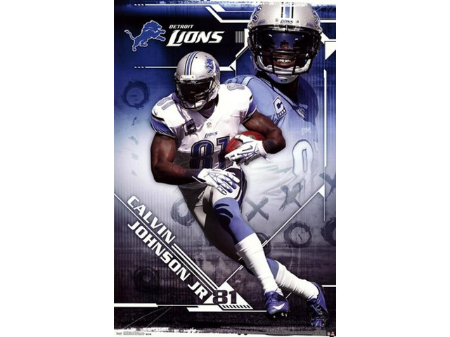 Detroit Lions - Calvin Johnson Jr 2013 Poster Print (22 x 34)