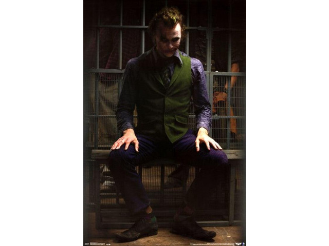 The Dark Knight - Joker Jail Poster Print (24 x 36)