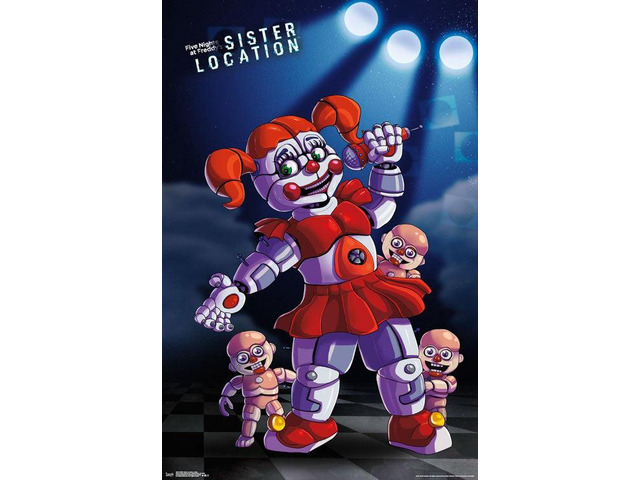 Five Nights At Freddy's Sister Location - Baby Poster Print (22 x 34)