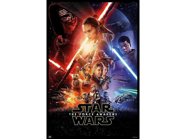Star Wars Episode 7 Force Awakens One Sheet Poster Print (22 x 34)