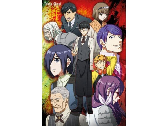 Tokyo Ghoul - Group - Anime Poster Print (24 X 36)