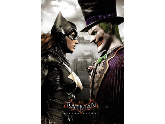 Batman Arkham Knight - Batgirl and Joker Poster (24 x 36)