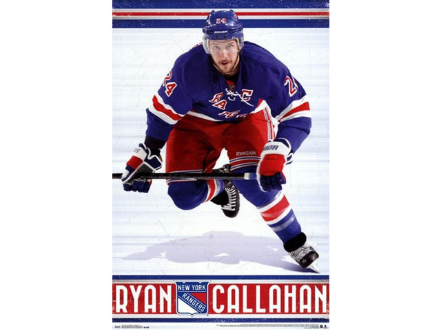 New York Rangers - R Callahan 13 Poster Print (24 x 36)