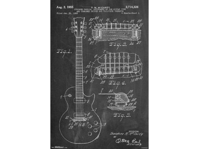 Guitar - Cole Borders Poster Print (22 x 34)