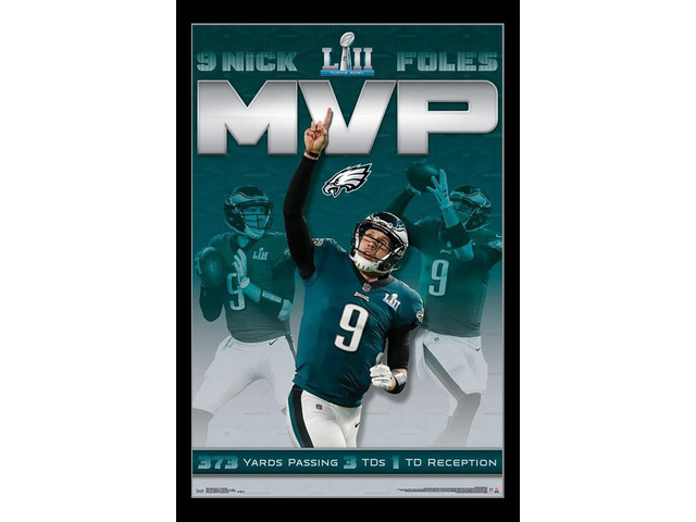Super Bowl Lii - Nick Foles Mvp Poster Print (22 x 34)