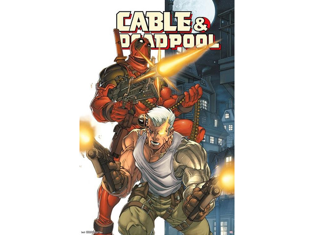 Cable And Deadpool Poster Print (22 x 34)