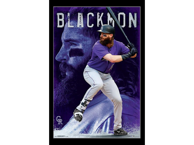 Colorado Rockies_ - Charlie Blackmon Poster Print (22 x 34)