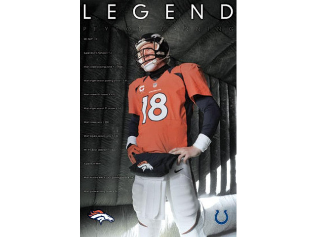 Denver Broncos - Peyton Manning 16 Poster Print (22 x 34)