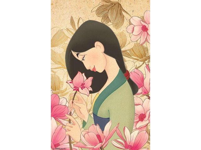 Mulan - Flower Poster Print (22 x 34)
