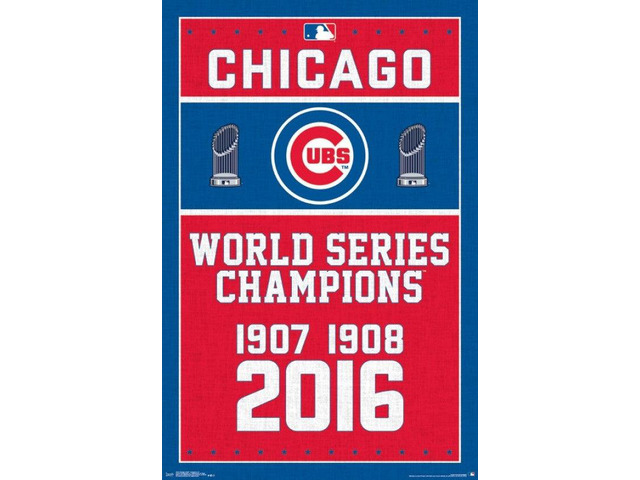 Chicago Cubs - Champions 16 Poster Print (22 x 34)
