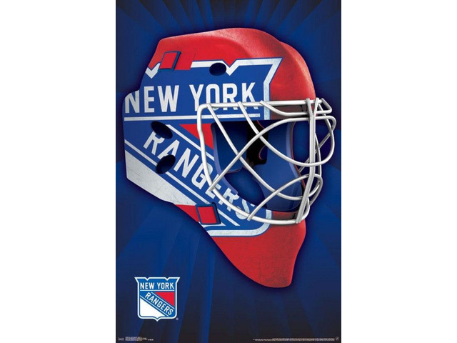 New York Rangers - Mask 16 Poster Print (22 x 34)