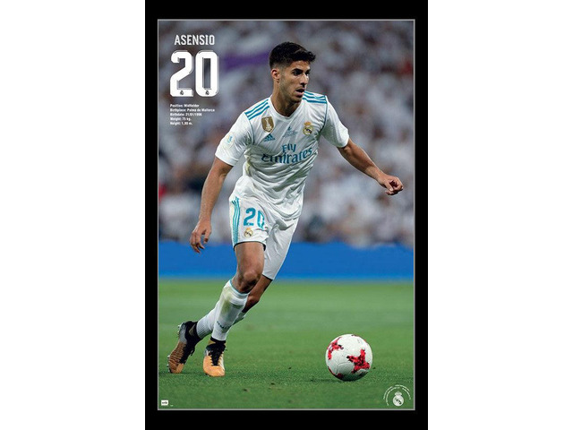 Real Madrid - Marco Asensio Poster Print (22 x 34)