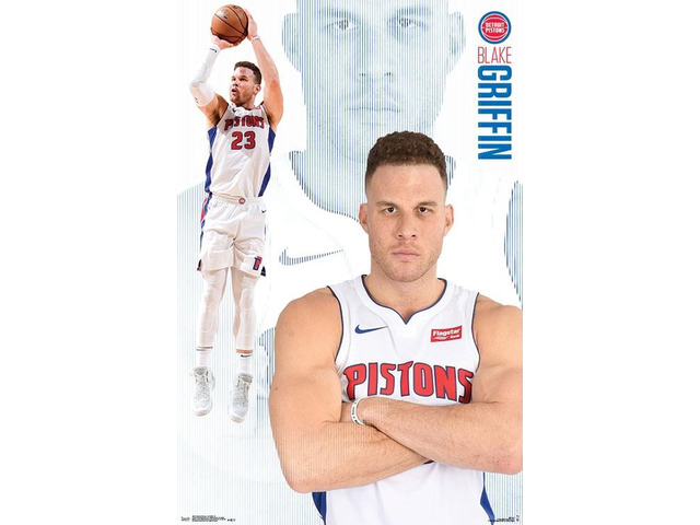 Detroit Pistons - Blake Griffin Poster Print (22 x 34)