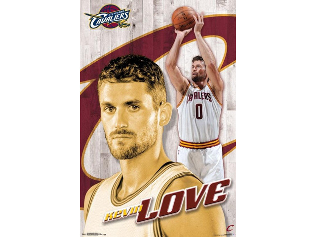 Cleveland Cavaliers - Kevin Love 16 Poster Print (22 x 34)