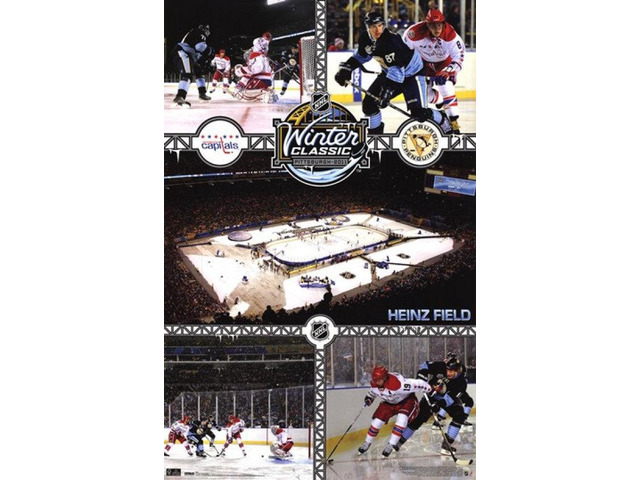 2011 NHL_ Winter Classic Pittsburgh Penguins Heinz Field Poster Print (24 x 36)