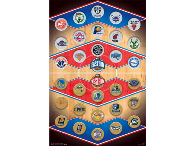 NBA - Logos 2015 Poster Print (22 x 34)