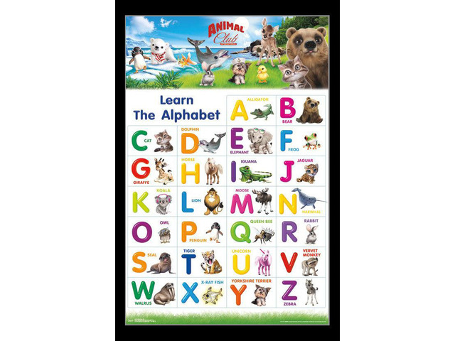 Animal Club - Abc Poster Print (22 x 34)
