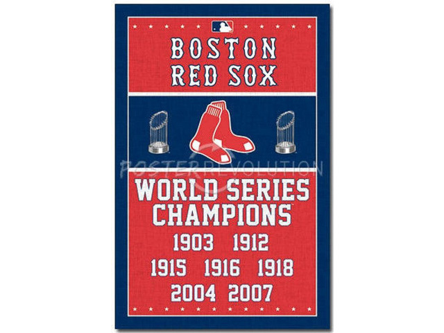 Boston Red Sox Champions Poster Print (22 x 34)