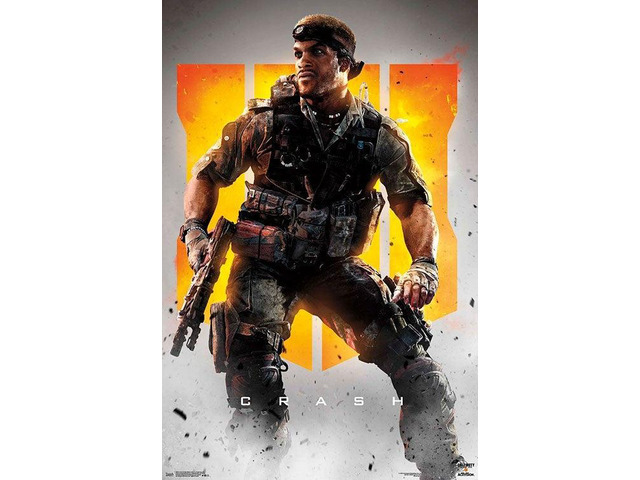 Call Of Duty Black Ops 4 - Crash Key Art Poster Print (22 x 34)