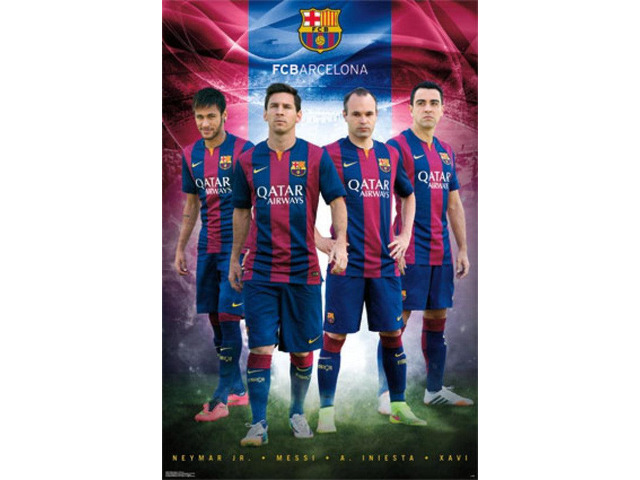 FC Barcelona - Team 2014 Poster Print (24 x 36)