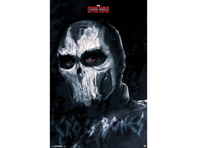 Captain America: Civil War - Cross Bones Poster Print (22 x 34)