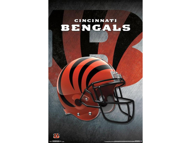 Cincinnati Bengals - Helmet 16 Poster Print (22 x 34)