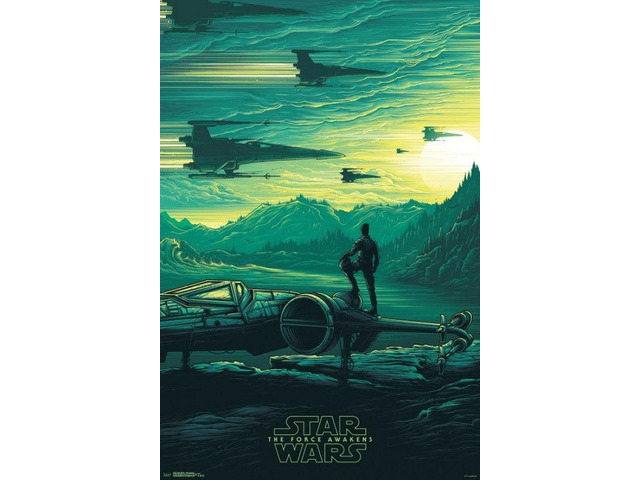 Star Wars The Force Awakens - Jakku Sunrise Poster Print (22 x 34)