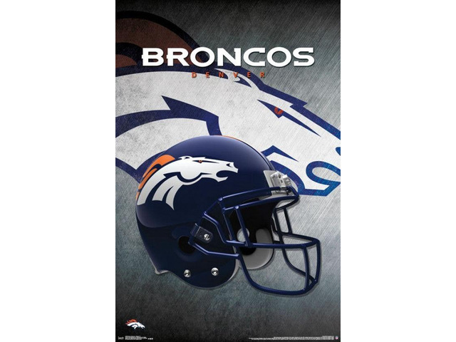 Denver Broncos - Helmet 16 Poster Print (22 x 34)