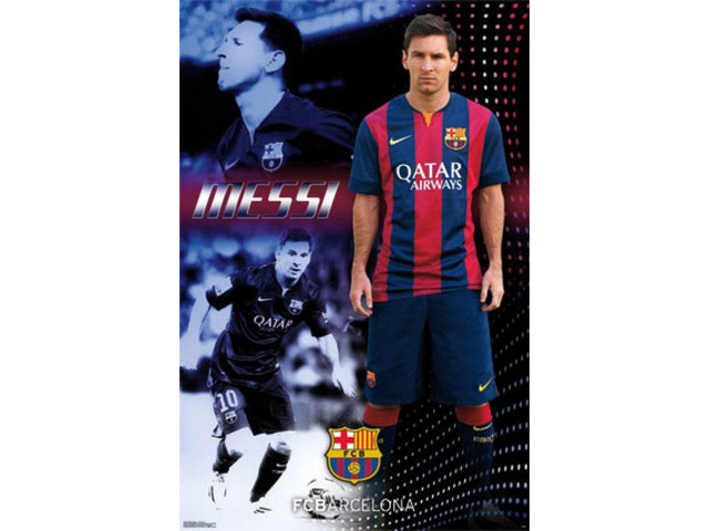 FC Barcelona - Lionel Messi 2014 Poster Print (24 x 36)