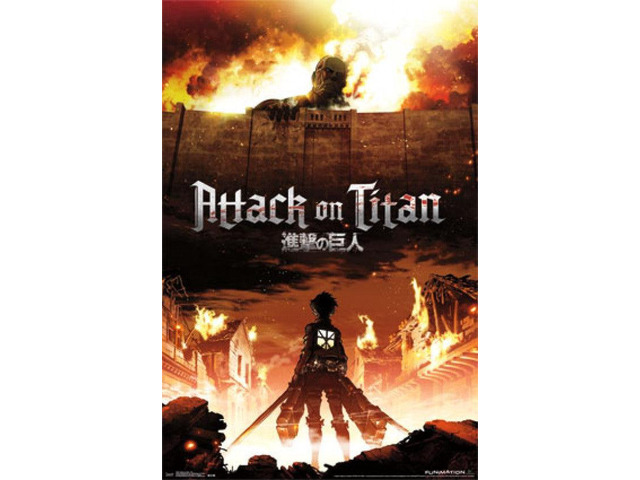 Attack On Titan - Fire Poster Print (22 x 34)
