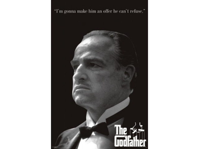 The Godfather Profile Poster (24 X 36)