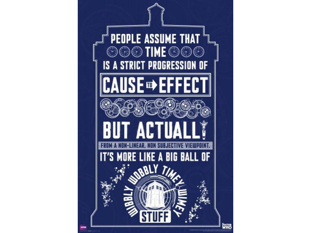 Doctor Who - Time Quote Poster Print (22 x 34) - Item # PYRST5600