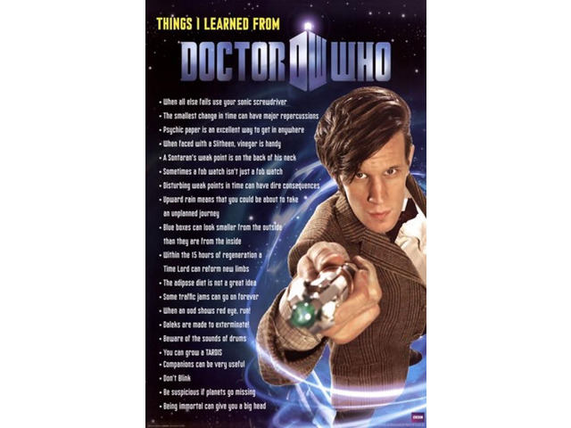 Doctor Who - Things I Learned Poster Print (22 x 34) - Item # PYRST5383