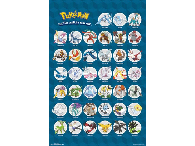 Pokemon - Legendary Poster Print (22 x 34)