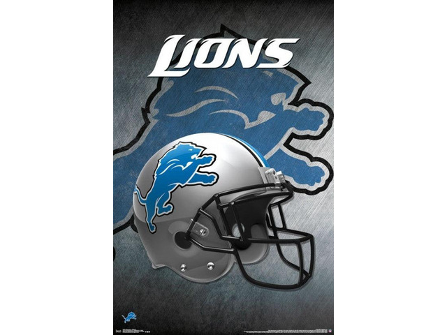 Detroit Lions - Helmet 16 Poster Print (22 x 34)