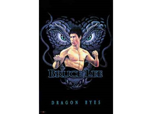 Bruce Lee - Black Velvet Poster Print (22 x 34)
