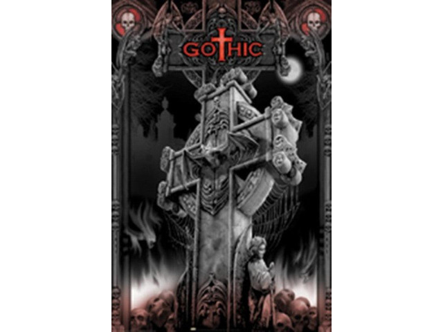 Gothic Cross Poster Print (22 x 34)