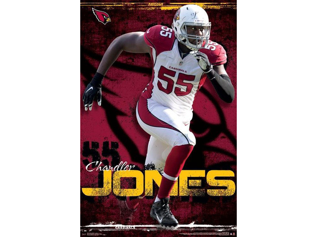 Arizona Cardinals - C Jones 17 Poster Print (22 x 34)