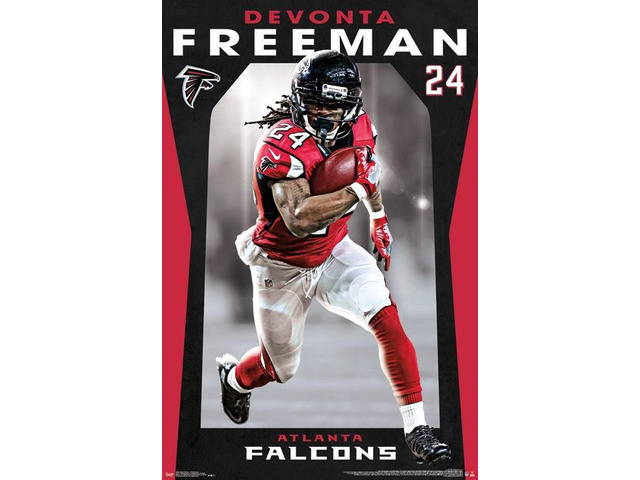 Atlanta Falcons - Devonta Freeman Poster Print (22 x 34)