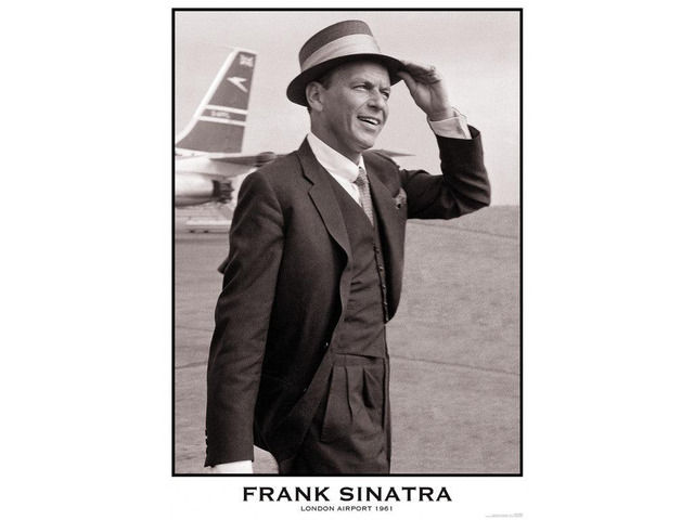 Frank Sinatra Airport Poster (24 x 36)