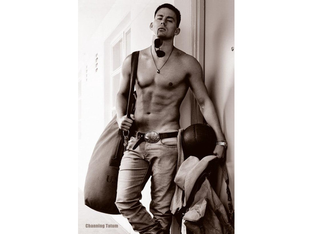 Channing Tatum Topless Poster Print (24 X 36)