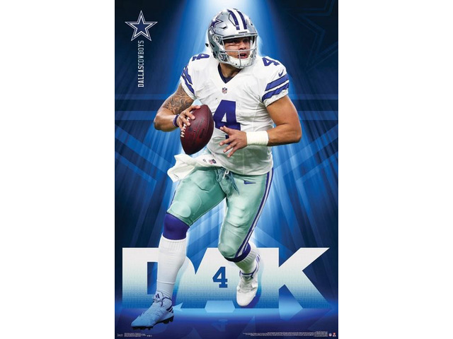 Dallas Cowboys - Dak Prescott Poster Print (22 x 34)