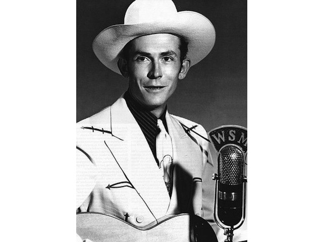 Hank Williams Mic Poster Print (22 x 34)