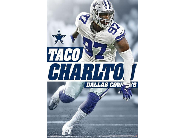 Dallas Cowboys - Taco Charlton Poster Print (22 x 34)