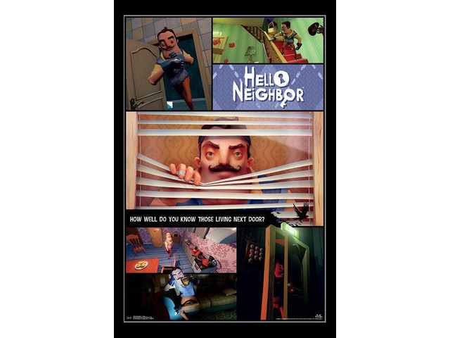 Hello Neighbor - Collage Poster Print (22 x 34)