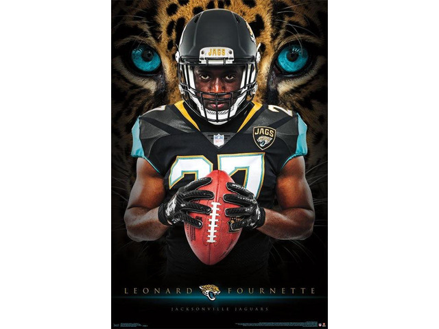Jacksonville Jaguars - Leonard Fournette Poster Print (22 x 34)